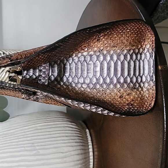 ♥️♥️♥️♥️♥️♥️💯 D'carlo GENUINE PHYTON STUNNING BAG BY D'Carlo 💯 HANDMADE !!! - Picture 7 of 12